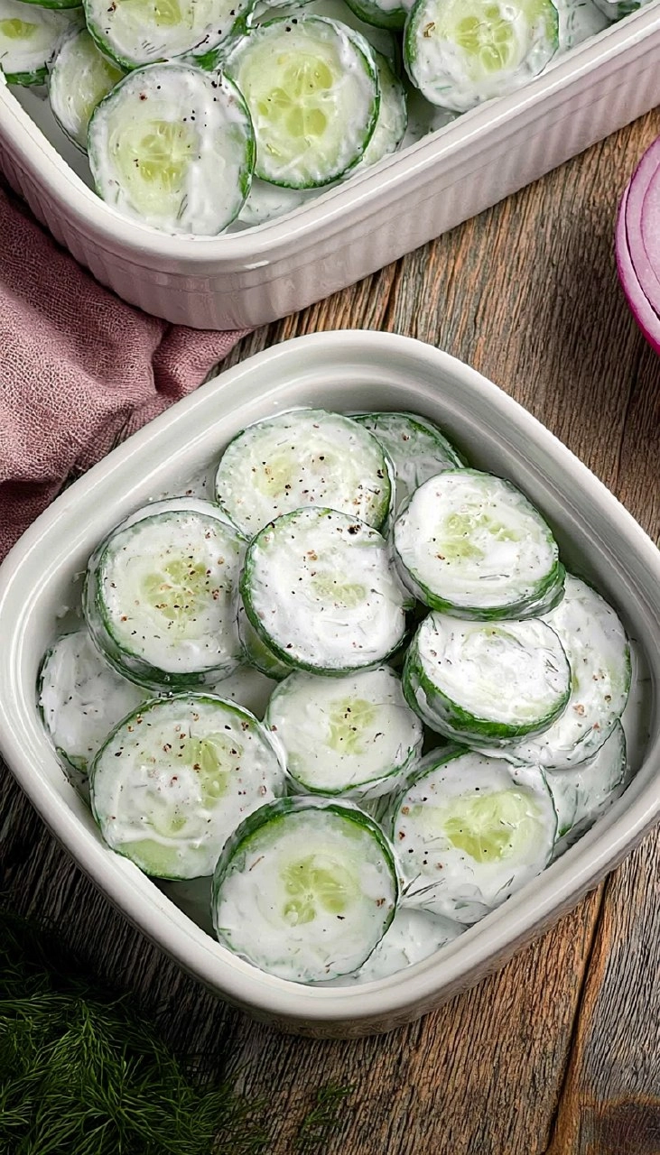 Creamy Cucumber Salad