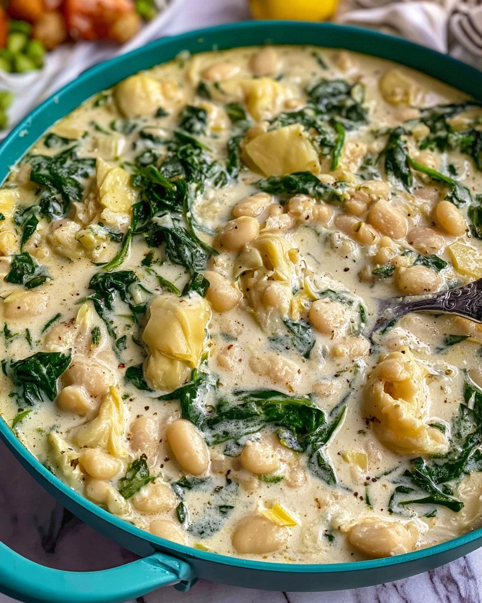 Creamy Spinach Artichoke Butter Beans 5 Creamy-Spinach-Artichoke-Butter-Beans-Recipe