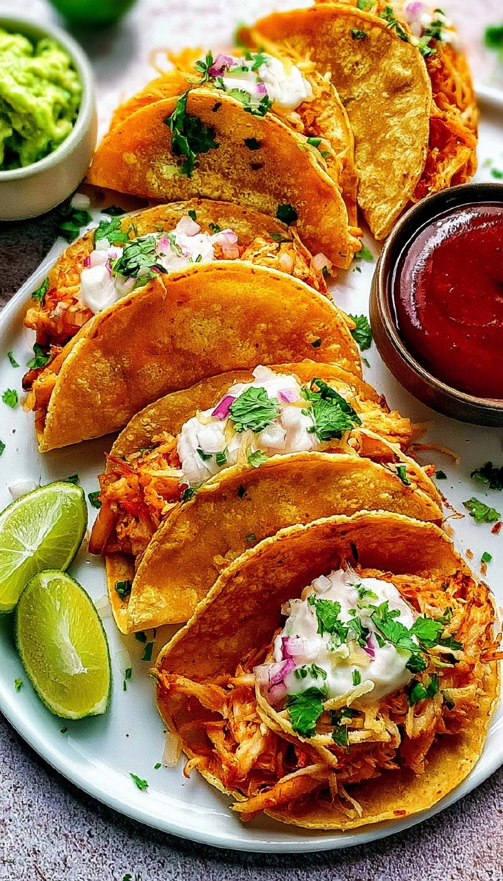 Crispy Baked Chicken Tacos 65 Crispy Baked Chicken Tacos