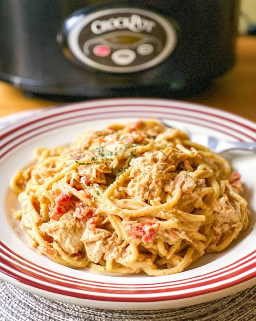 Crockpot-Chicken-Spaghetti-Recipe