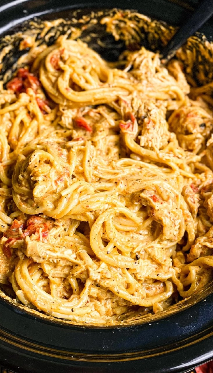 Crockpot Chicken Spaghetti 125 Crockpot Chicken Spaghetti