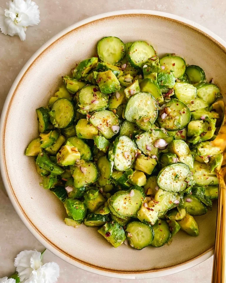 Cucumber-Avocado-Salad-Creamy-and-Ready-in-10-minutes-Recipe