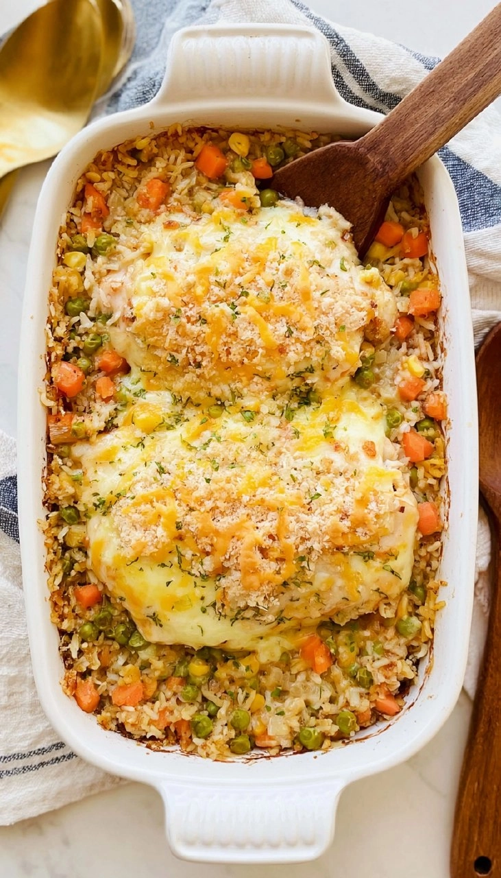 Easy Chicken and Rice Casserole 95 Easy Chicken and Rice Casserole