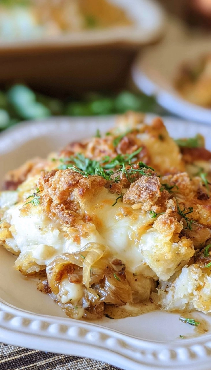 French Onion Chicken Bake