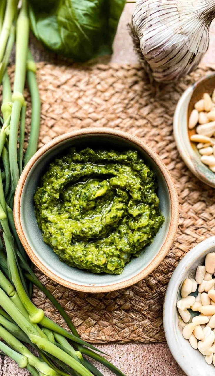Garlic Scape Pesto