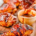 Grilled-BBQ-Chicken-Drumsticks-Sticky-Smoky-Summer-Cookout-Chicken-Recipe