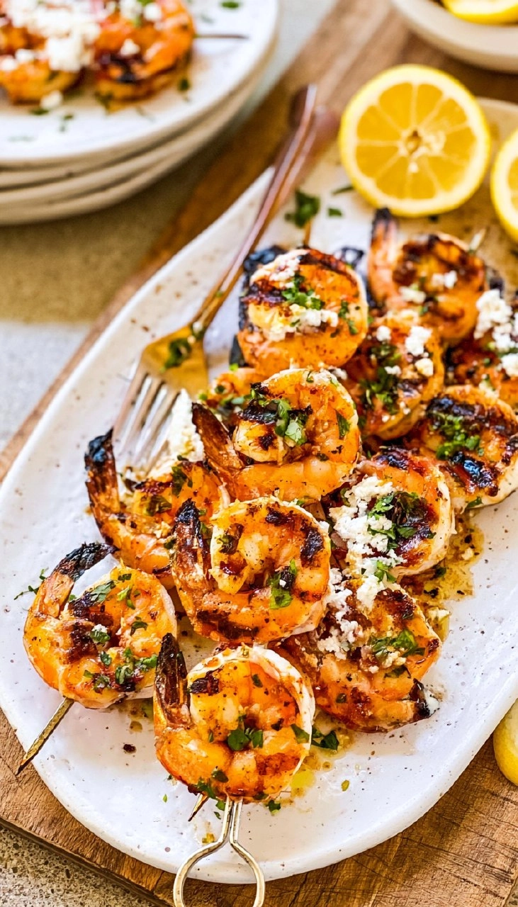 Grilled Shrimp Skewers | Easy Summer BBQ Seafood Appetizer