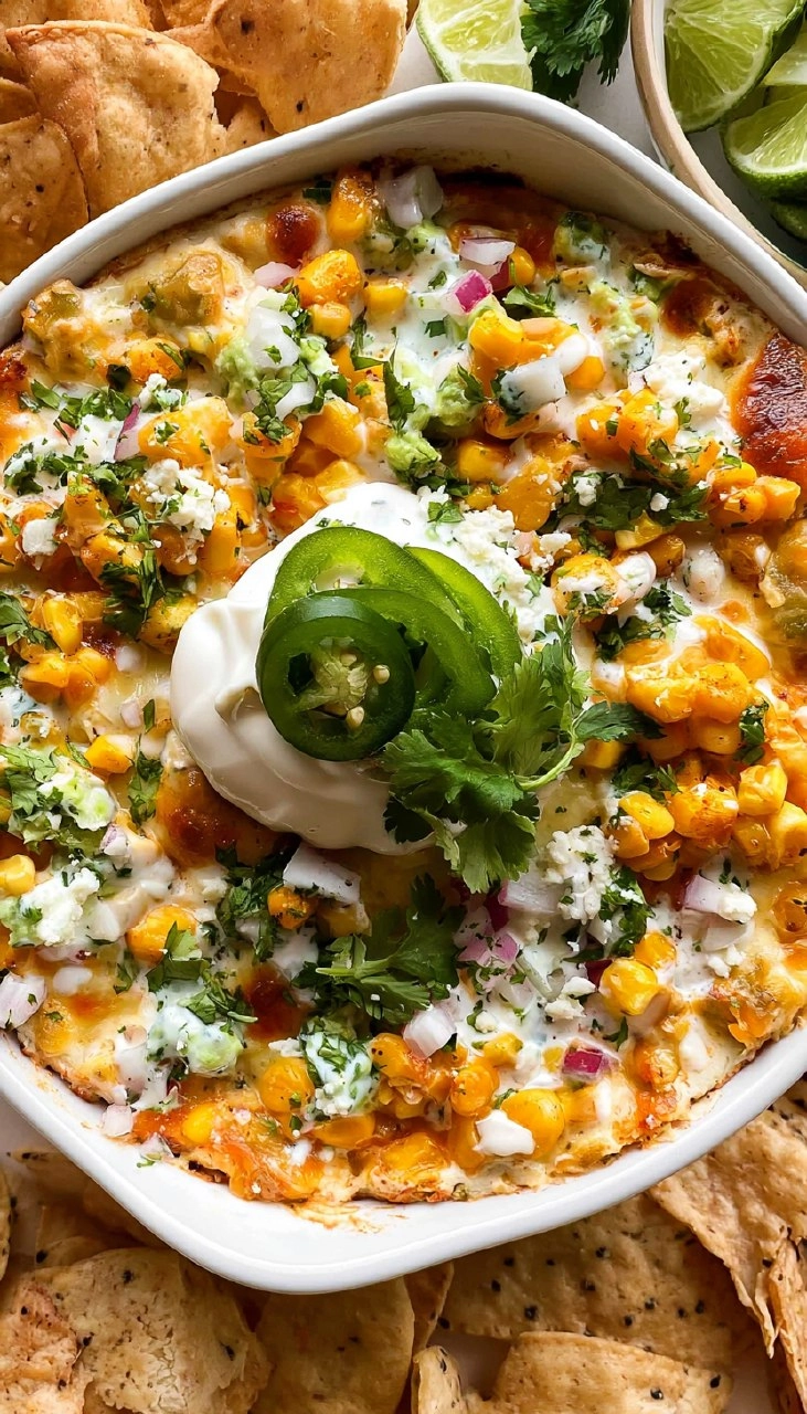 Mexican Street Corn Dip | Creamy Crowd-Pleasing Cookout Appetizer