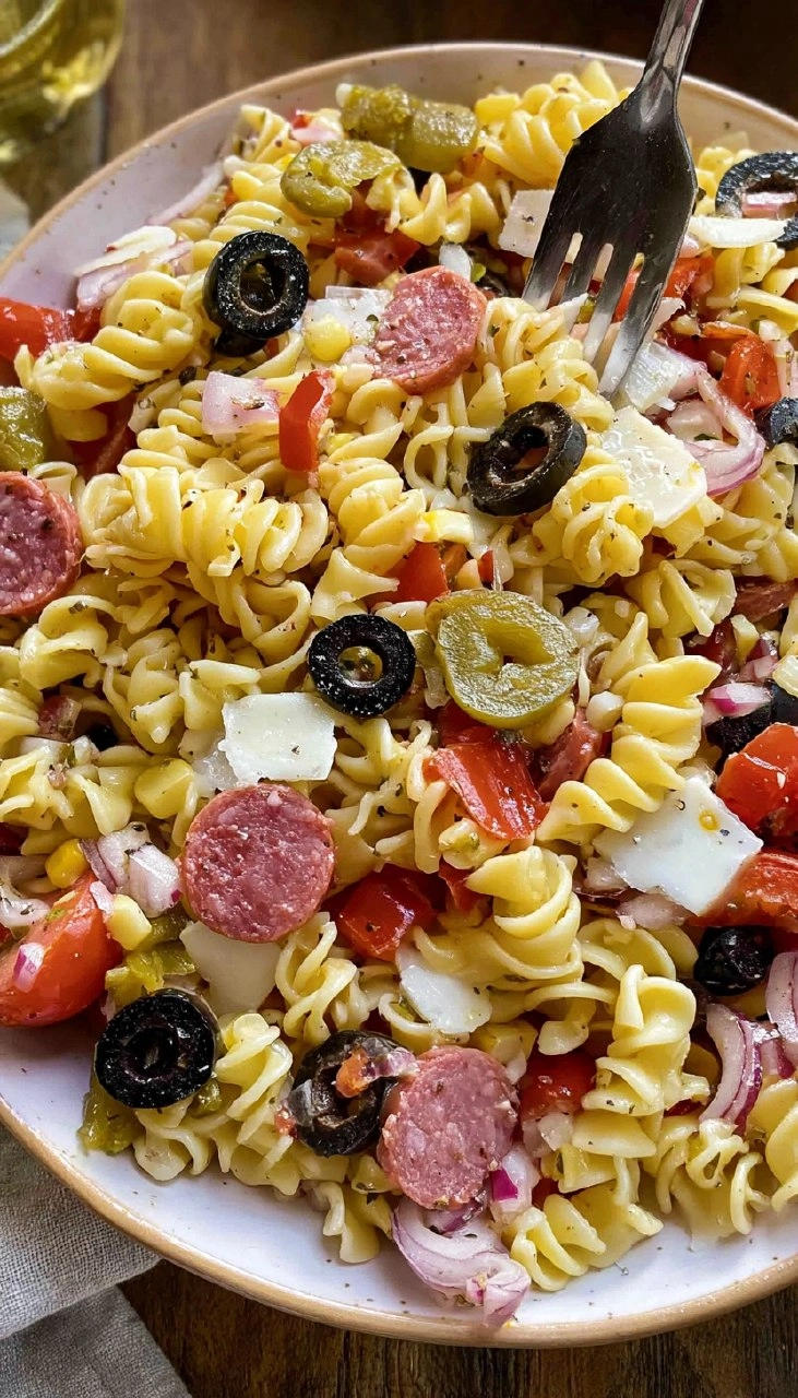 Pepperoncini Pasta Salad