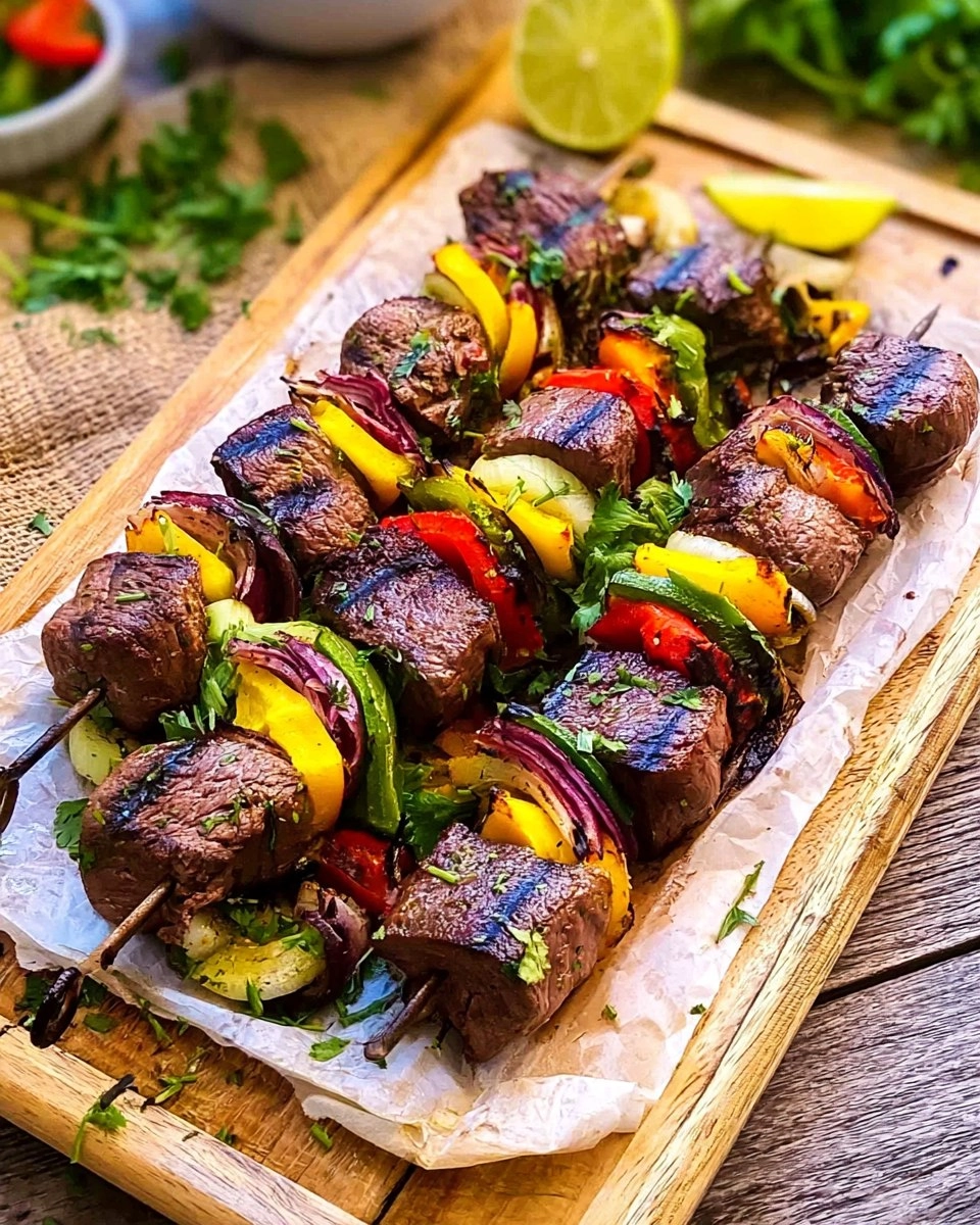 Steak Kabobs | Easy Grilled Skewers for Dad’s Cookout 3 Steak-Kabobs-Easy-Grilled-Skewers-for-Dads-Cookout-Recipe
