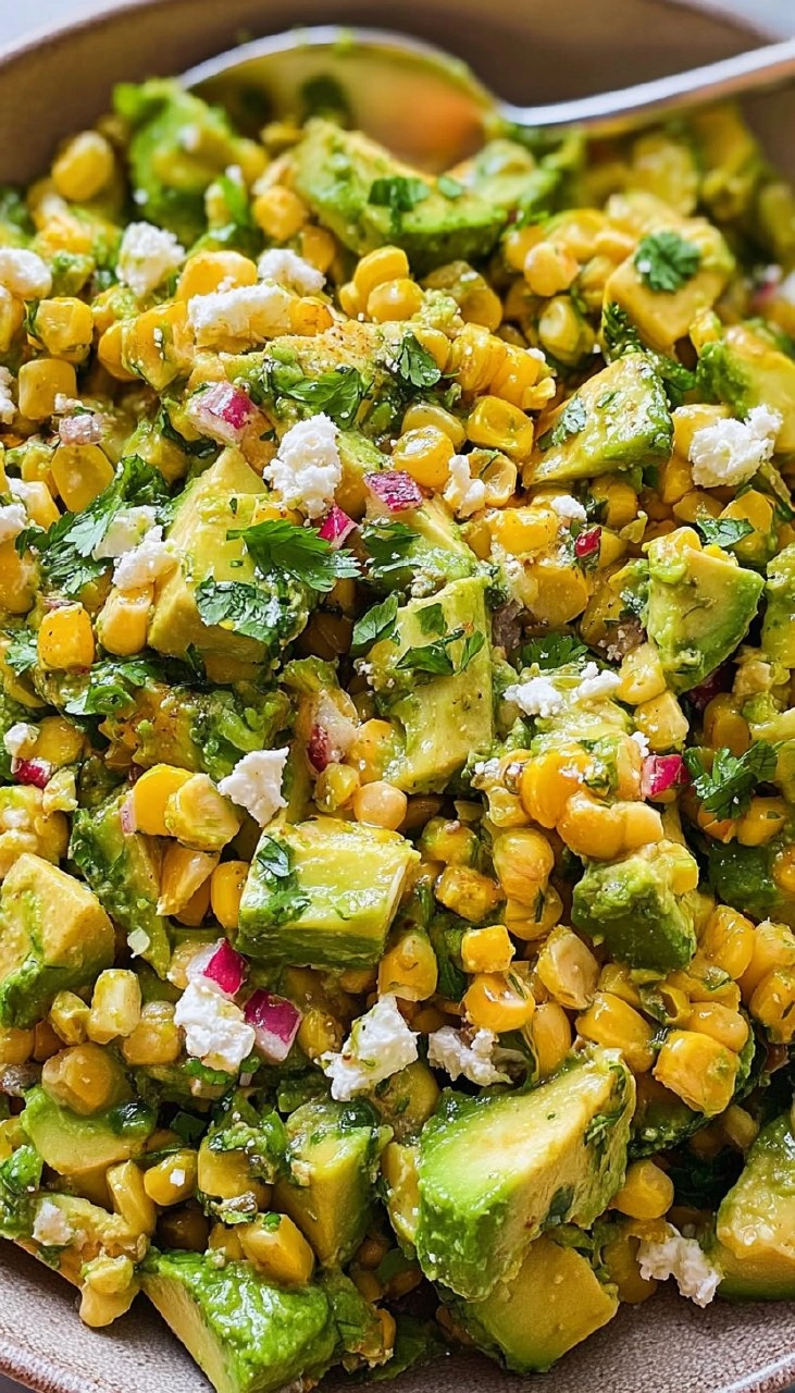 Avocado and Corn Salad 90 Avocado and Corn Salad