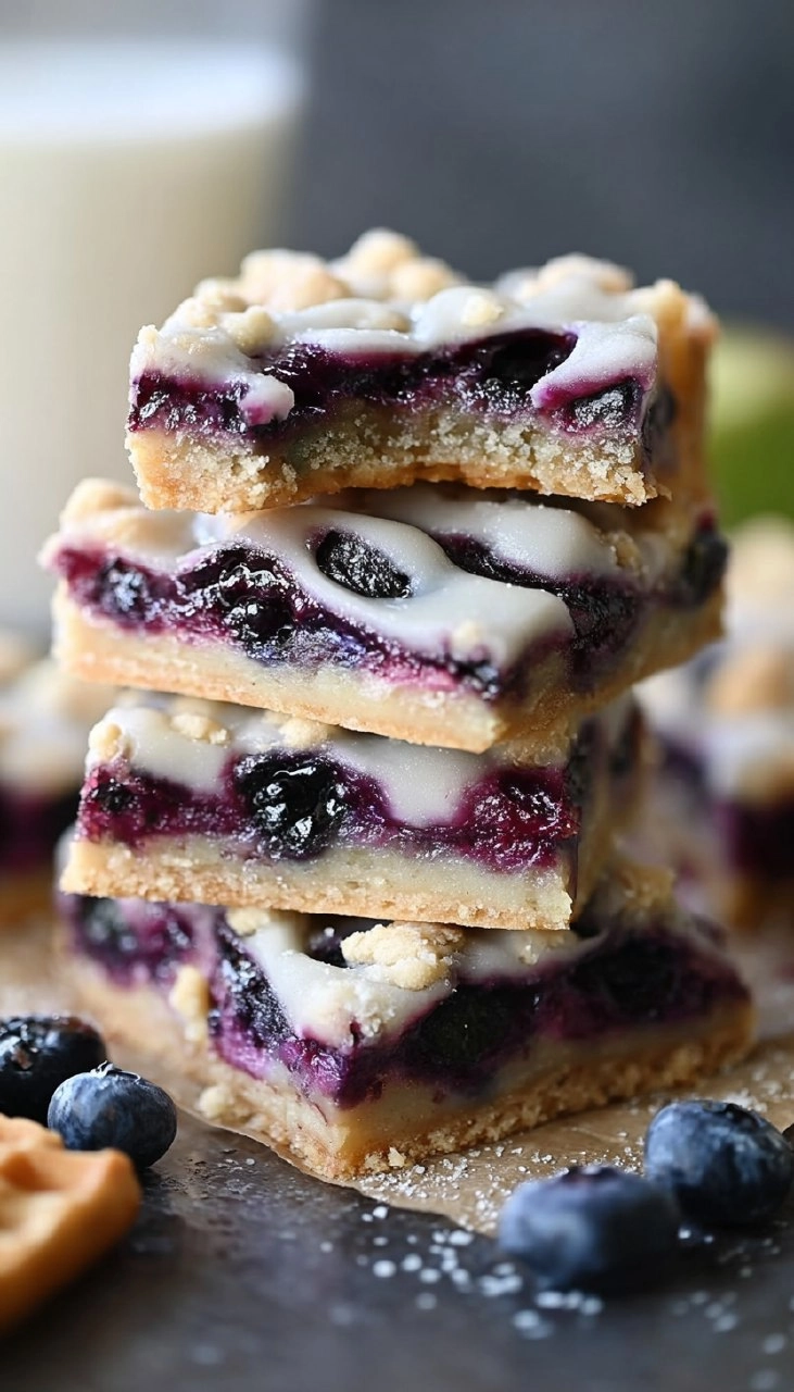 Blueberry Crumble Bars