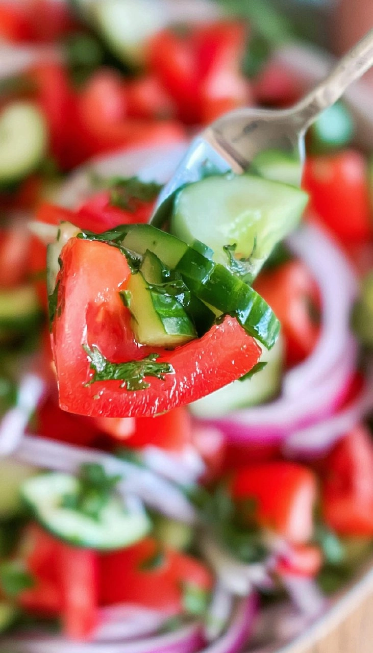 Classic Cucumber Tomato Salad