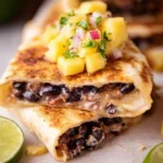 Crispy Smashed Black Bean Tacos with Mango Salsa. 106 Crispy-Smashed-Black-Bean-Tacos-with-Mango-Salsa.-Recipe