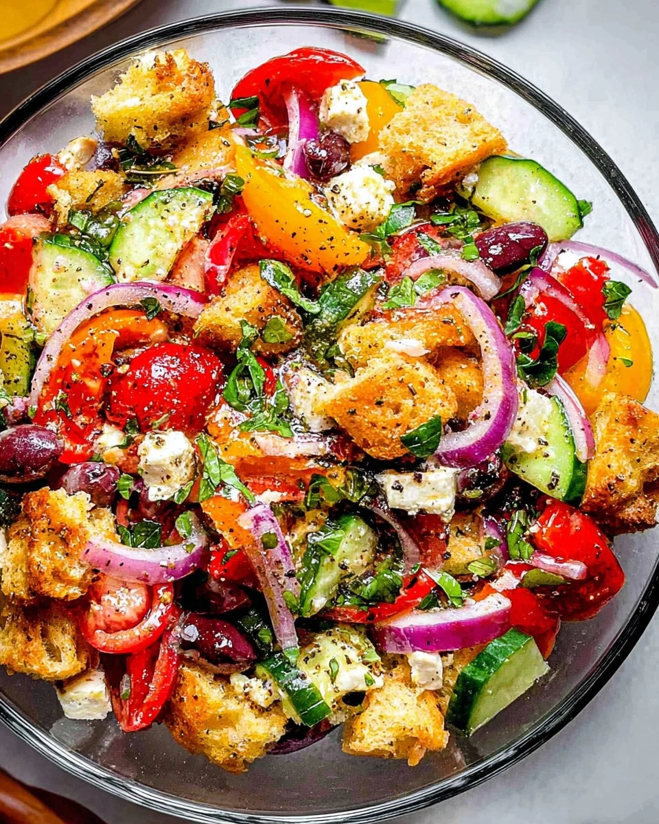 Greek-Style Bread Salad 104 Greek-Style Bread Salad
