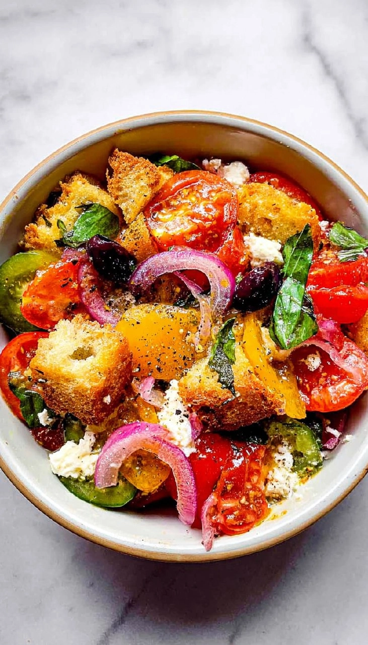 Greek-Style Bread Salad 105 Greek-Style Bread Salad