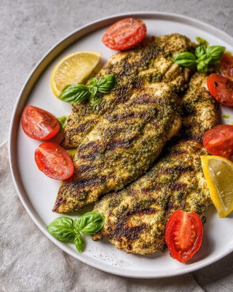 Grilled-Pesto-Chicken-Recipe