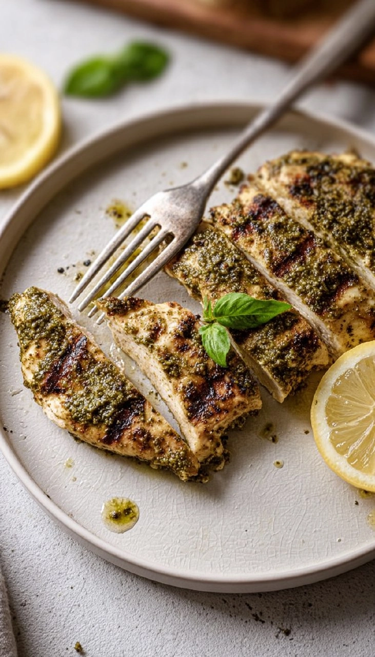 Grilled Pesto Chicken