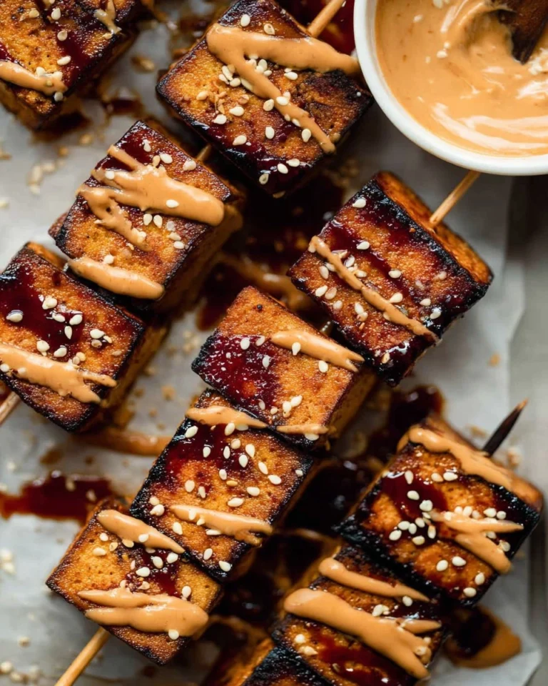 Grilled Tofu Skewers (Vegan) 93 Grilled-Tofu-Skewers-Vegan-Recipe