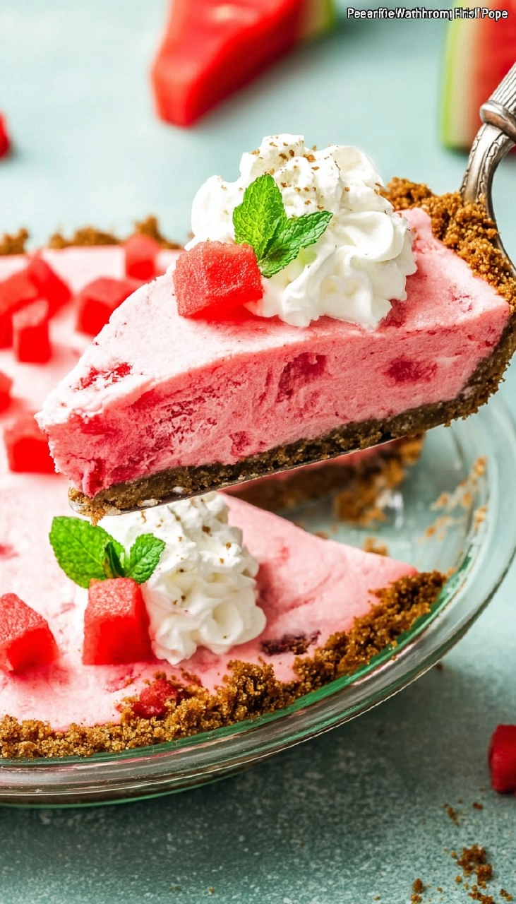 No-Bake Watermelon Pie: An Easy Summer Dessert