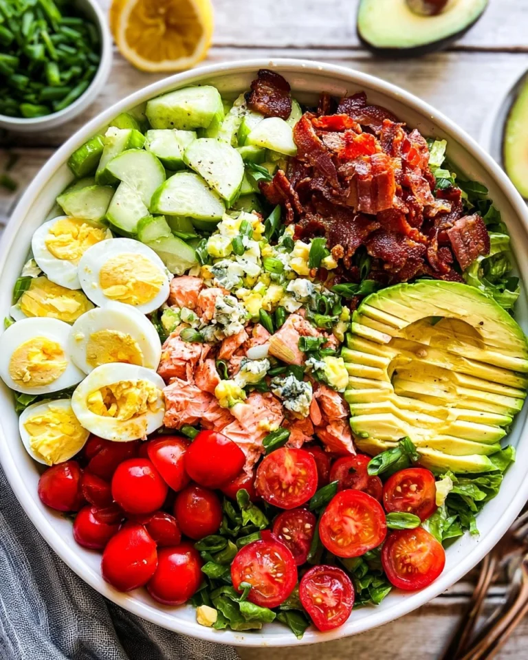 Salmon-Cobb-Salad-with-Avocado-and-Bacon-Whole30-Keto-Recipe