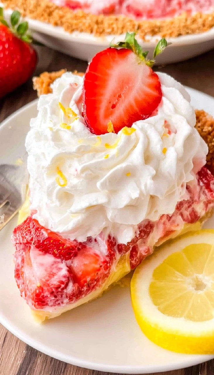 Strawberry Lemonade Pie 115 Strawberry Lemonade Pie