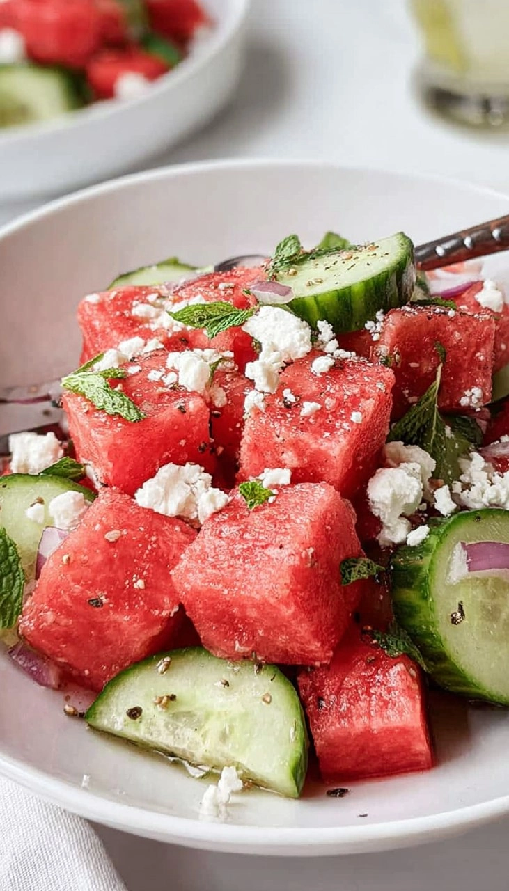 Watermelon Feta Salad 75 Watermelon Feta Salad