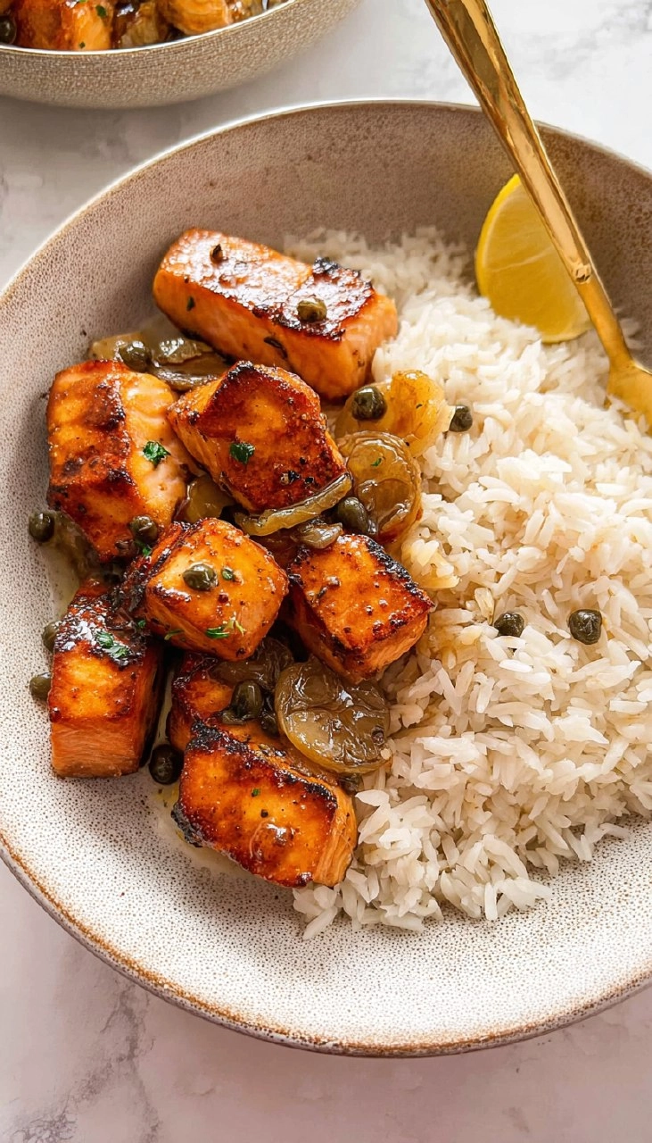 Easy Salmon Piccata. 95 Easy Salmon Piccata.