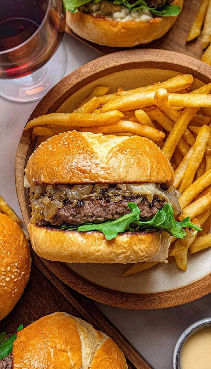 French Onion Burgers 140 French Onion Burgers