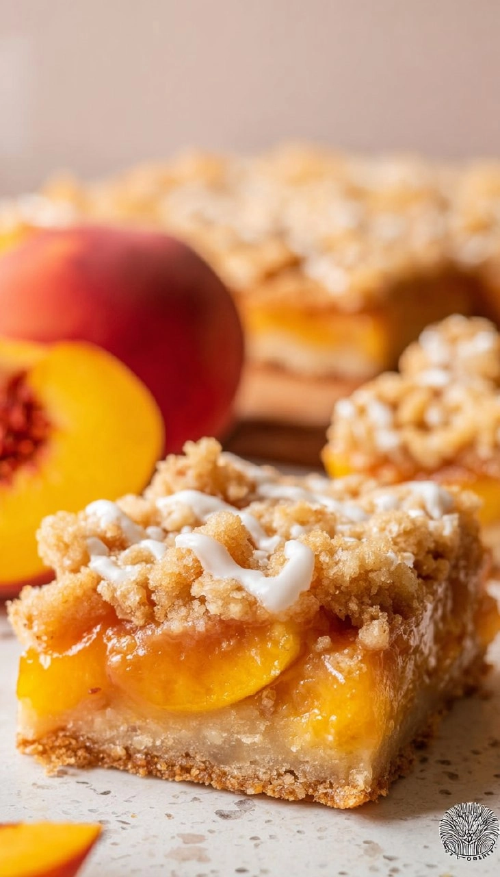 Peach Crumb Bars 135 Peach Crumb Bars